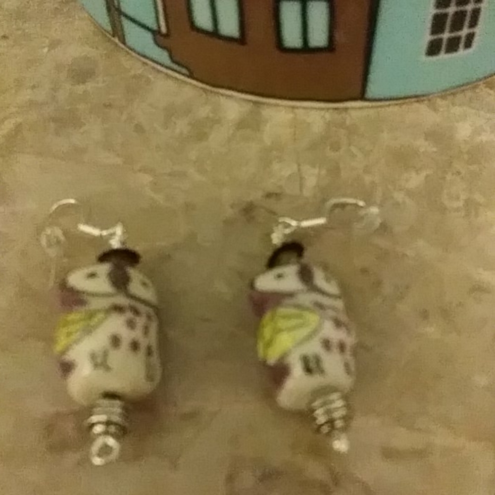 NWOT Handmade Earrings...3 Pairs 16.00...must Buy 3 Pairs